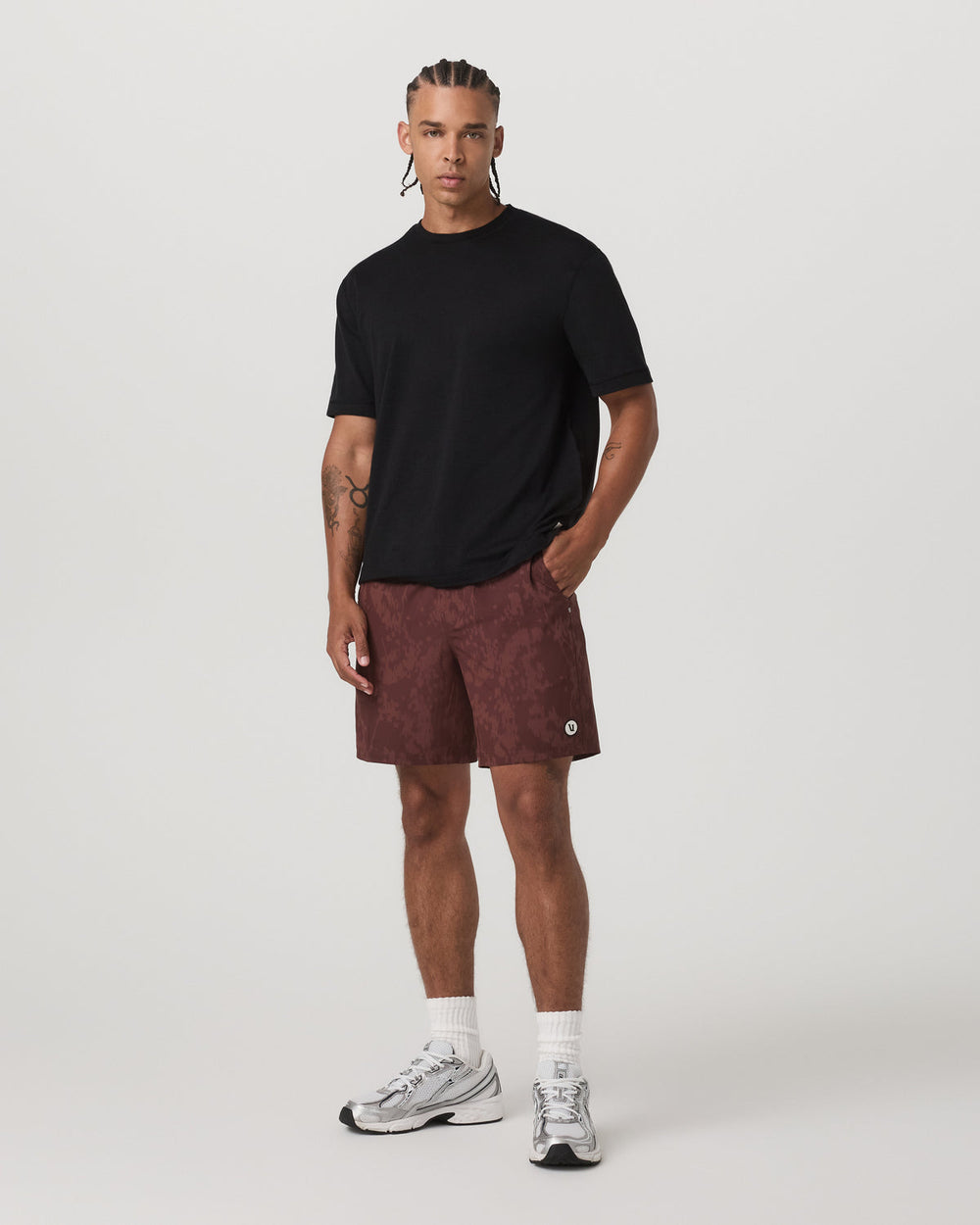 Kore Short Lined 7" Men's Dark Burnt Sienna Earth Shorts | Vuori