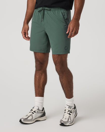 Kore Short Unlined 7" Men's Agate Green Tonal Shorts | Vuori Outlet