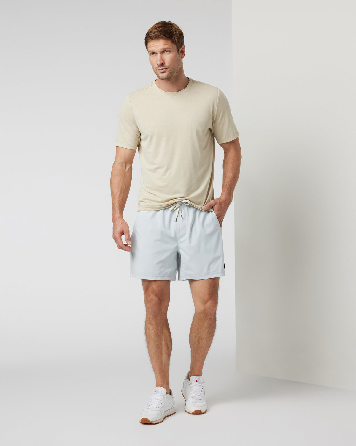 Kore Short Lined 5" Men's Sky Grey Athletic Shorts | Vuori Clothing