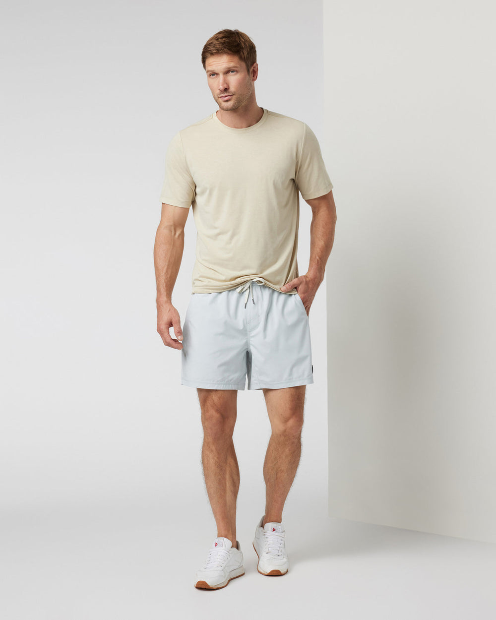 Kore Short Lined 5" Men's Sky Grey Athletic Shorts | Vuori Clothing