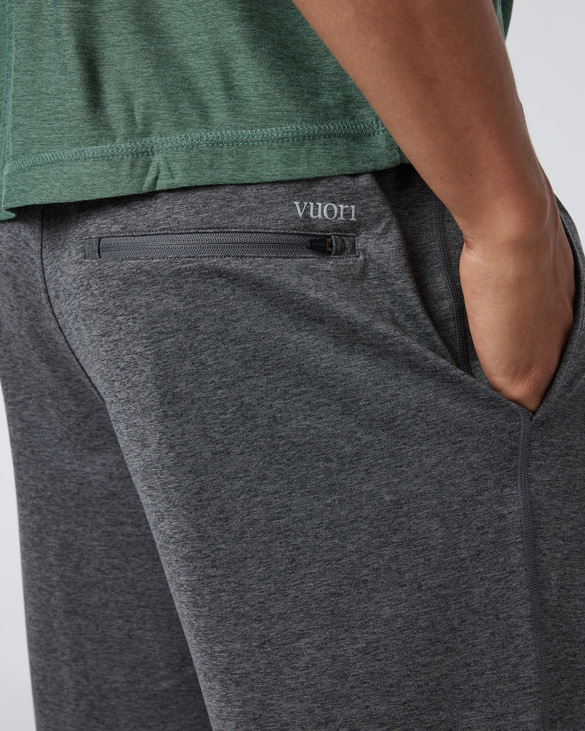 Sunday Performance Short Charcoal Heather | Vuori US