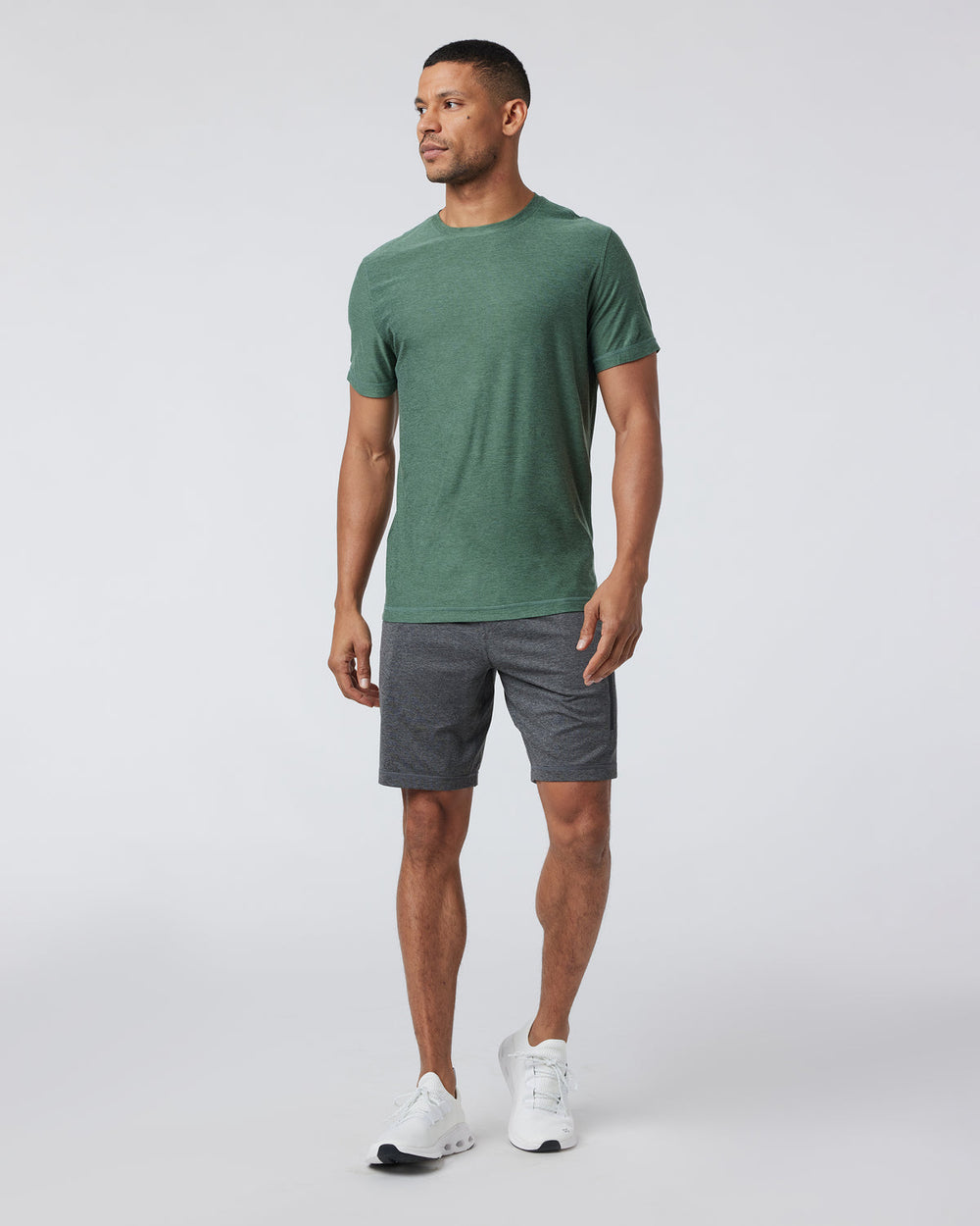Sunday Performance Short Charcoal Heather | Vuori US