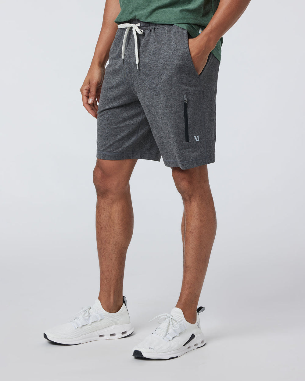Sunday Performance Short Charcoal Heather | Vuori US