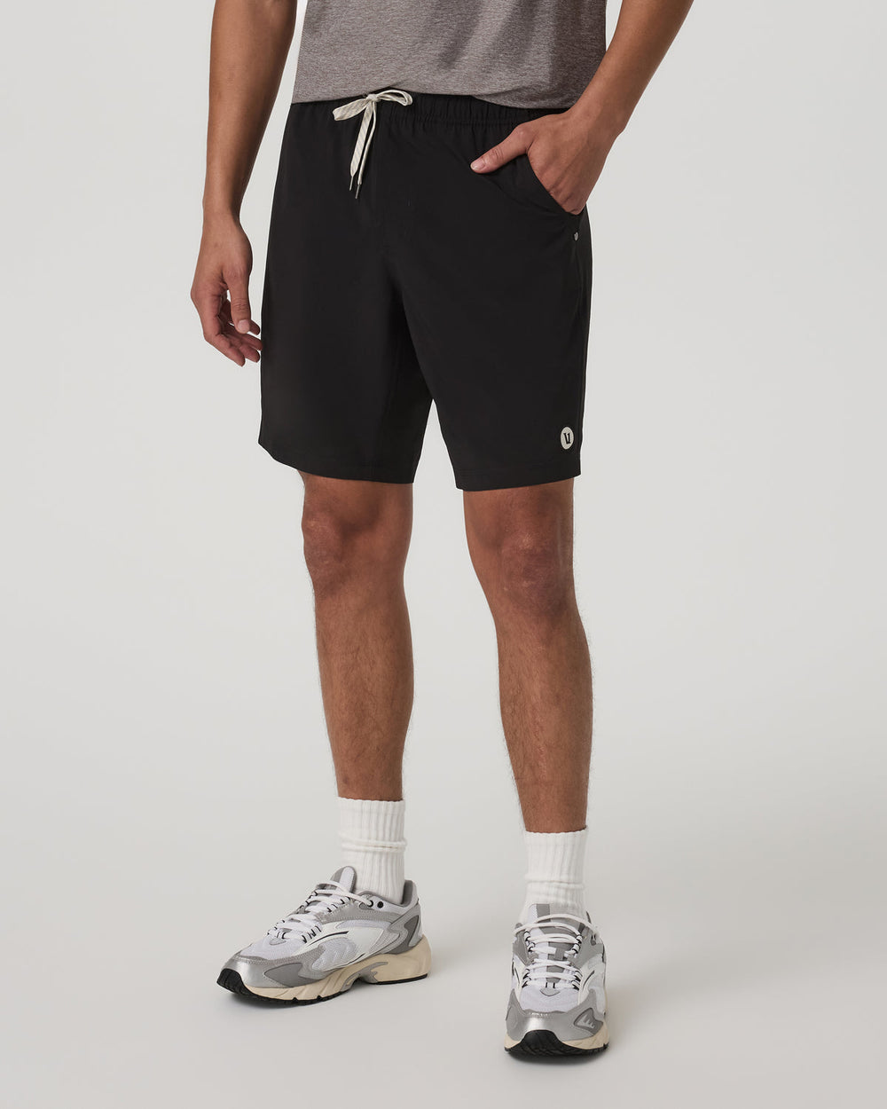 Kore Short Unlined 9" Men's Black Athletic Shorts | Vuori
