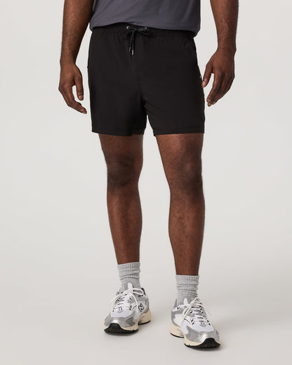 Kore Short Lined 5" Black Tonal Athletic Shorts | Vuori Discount