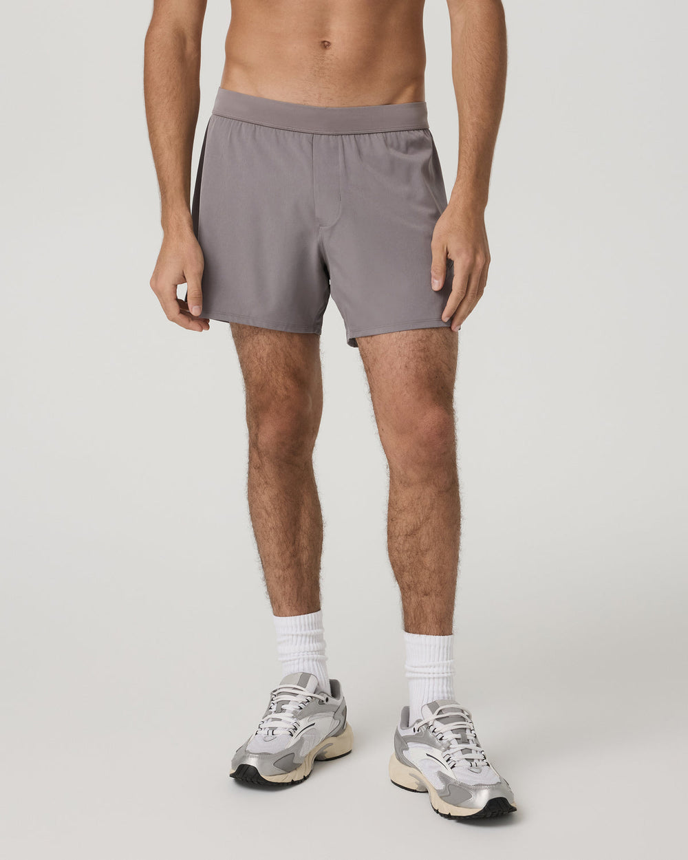 Qualify Short Lined 5" Men's Smokey Grey Athletic Shorts | Vuori Sale