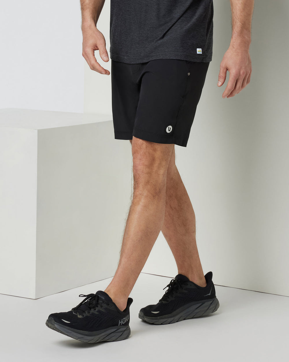 Kore Short Lined 9" Men's Black Shorts 9 Inch Inseam | Vuori Outlet