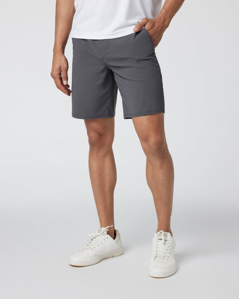 Meta Short Men's Charcoal Grey Chino Shorts | Vuori