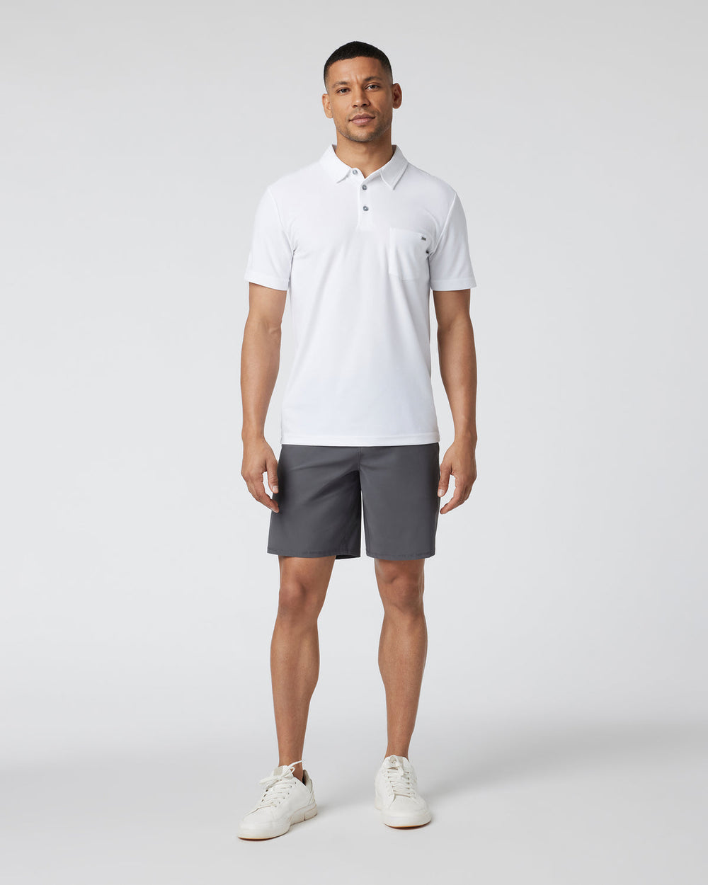 Meta Short Men's Charcoal Grey Chino Shorts | Vuori