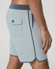 Cruise Boardshort 7" Men's Blue Haze Linen Swim Shorts | Vuori Sale