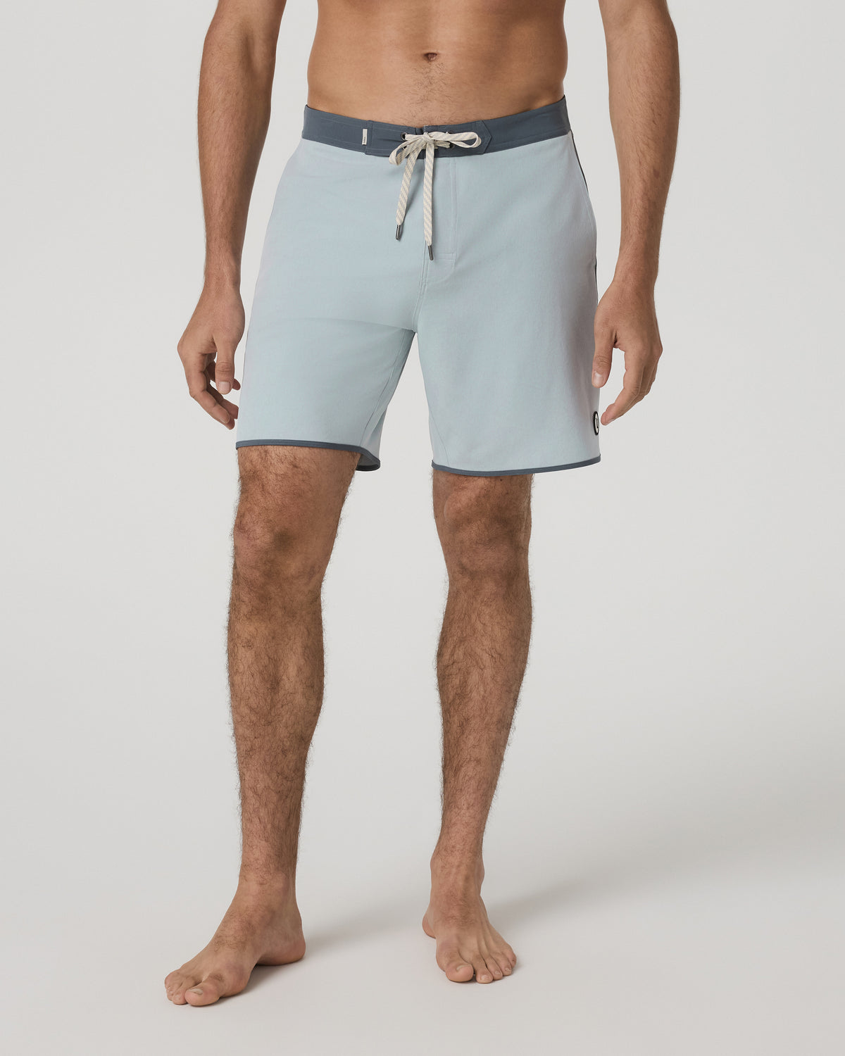 Cruise Boardshort 7" Men's Blue Haze Linen Swim Shorts | Vuori Sale