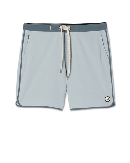 Cruise Boardshort 7" Men's Blue Haze Linen Swim Shorts | Vuori Sale
