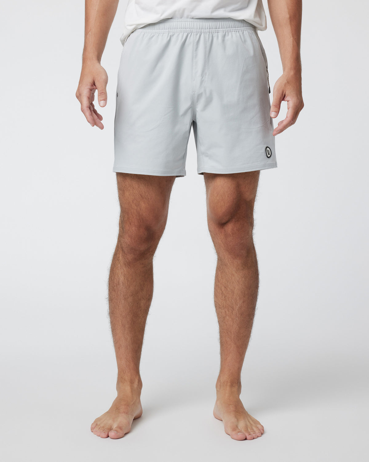 Maverick Volley Short Men's Sky Grey Hybrid Shorts | Vuori Outlet