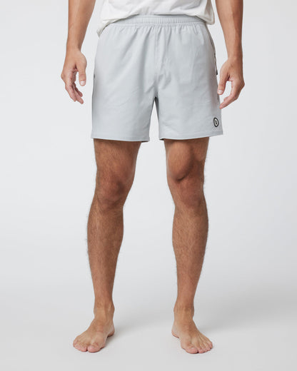 Maverick Volley Short Men's Sky Grey Hybrid Shorts | Vuori Outlet