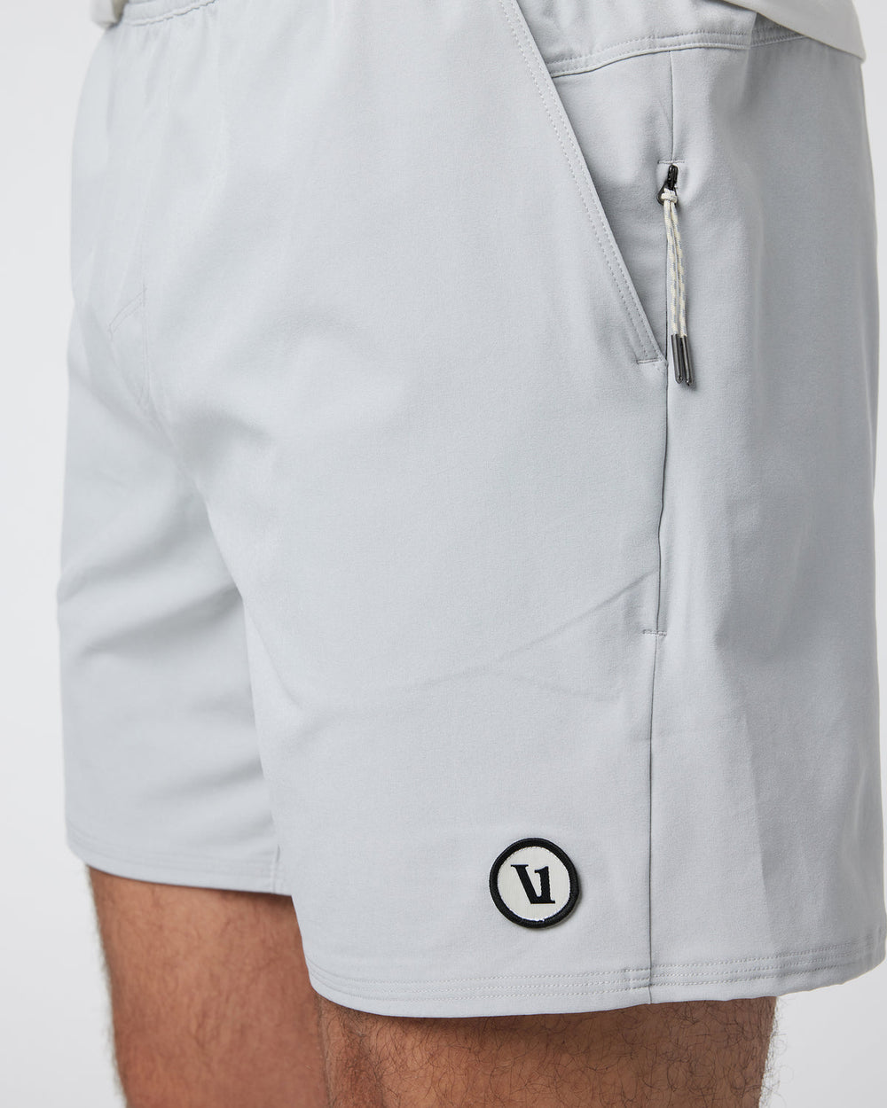 Maverick Volley Short Men's Sky Grey Hybrid Shorts | Vuori Outlet