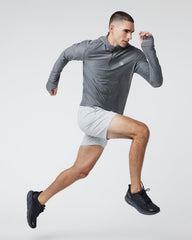 Maverick Volley Short Men's Sky Grey Hybrid Shorts | Vuori Outlet