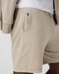 Ponto Performance Short 7" Men's Truffle Heather Shorts | Vuori Clothing