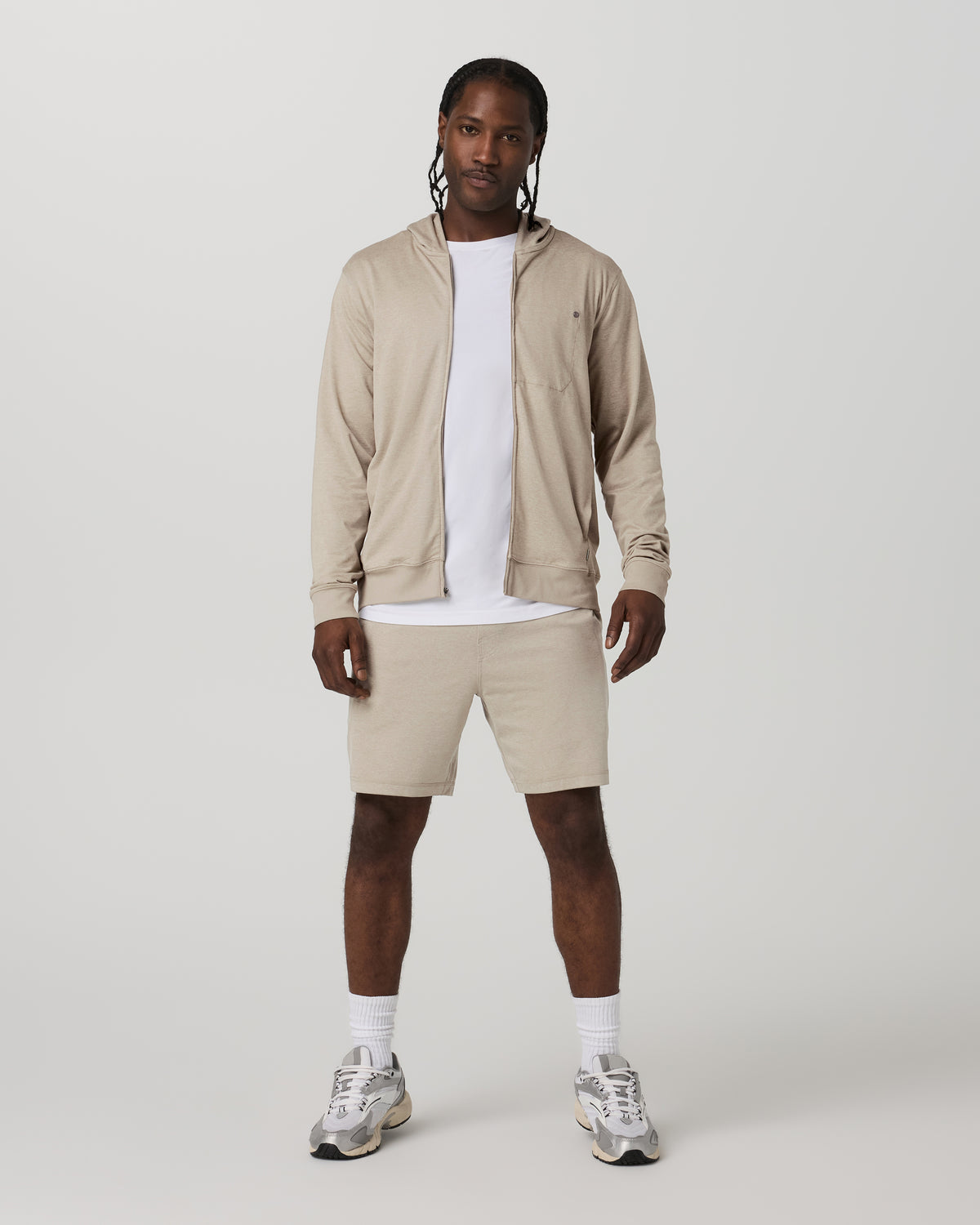 Ponto Performance Short 7" Men's Truffle Heather Shorts | Vuori Clothing