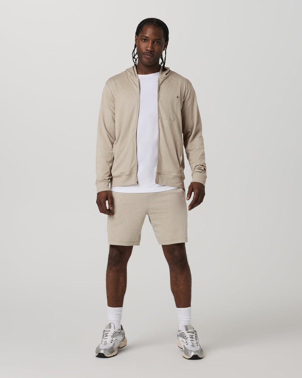 Ponto Performance Short 7" Men's Truffle Heather Shorts | Vuori Clothing