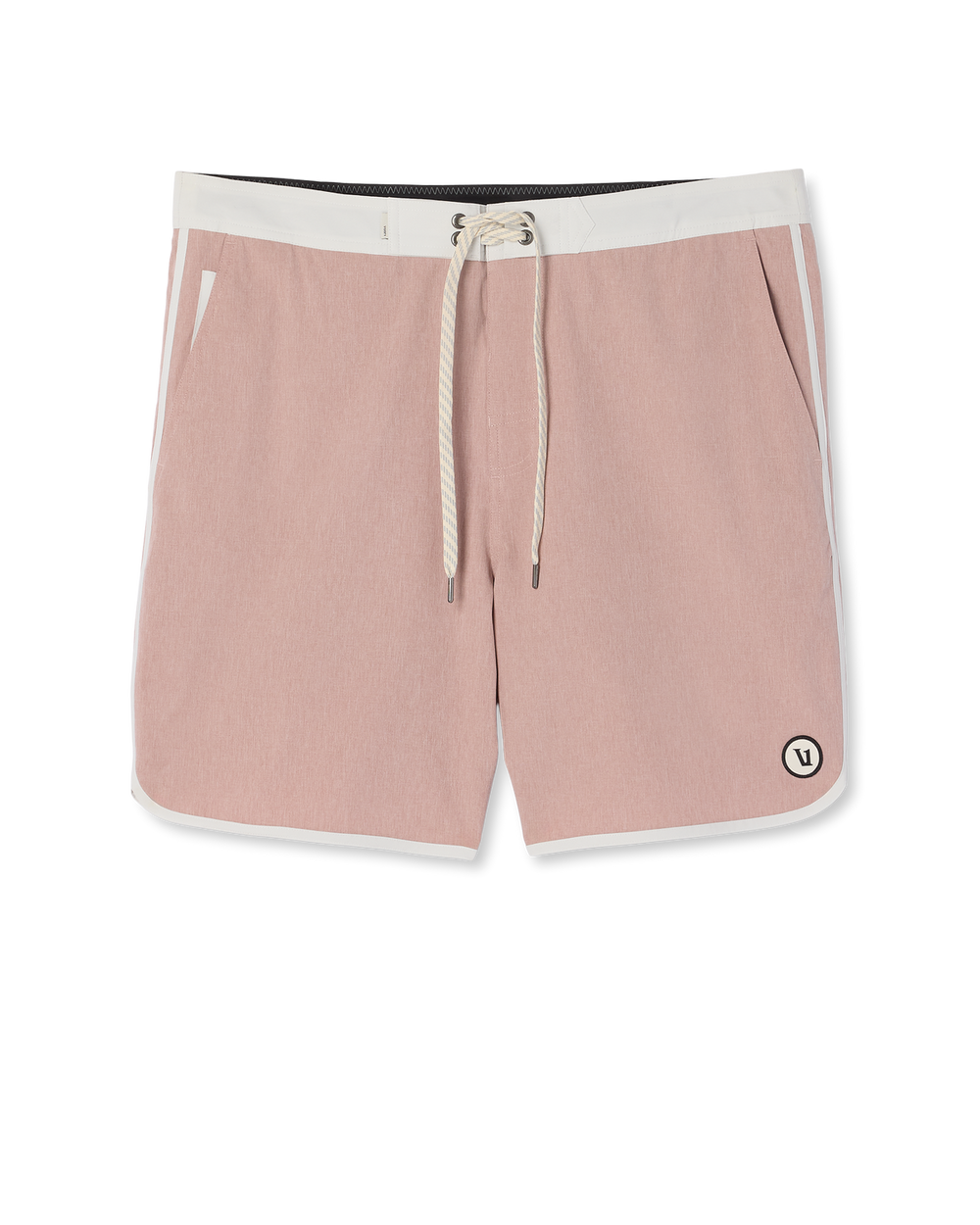 Cruise Boardshort 7" Men's Mauve Linen Texture Shorts | Vuori