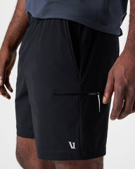 Fleet Sport Short Unlined Classic Fit 7" Black | Vuori On sale