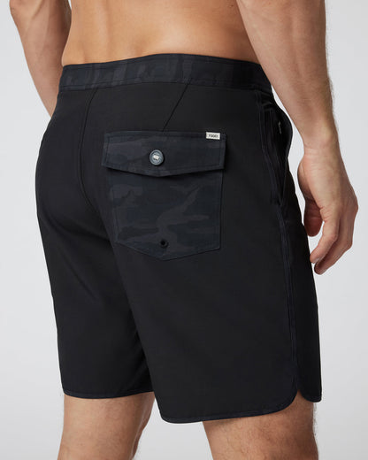 Cruise Boardshort Men's Black Swim Trunks | Vuori Online
