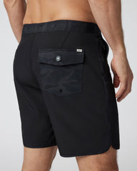 Cruise Boardshort Men's Black Swim Trunks | Vuori Online
