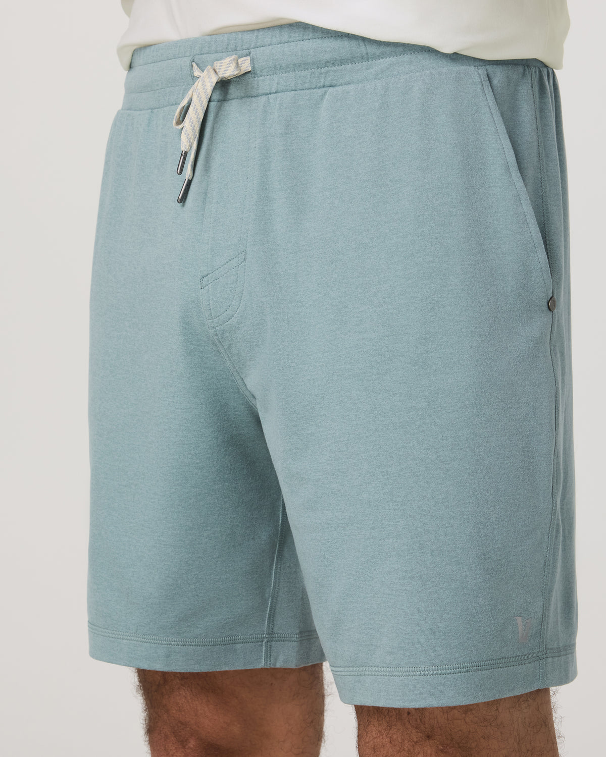 Men's Ponto Performance Short 7" Misty Blue Heather | Vuori