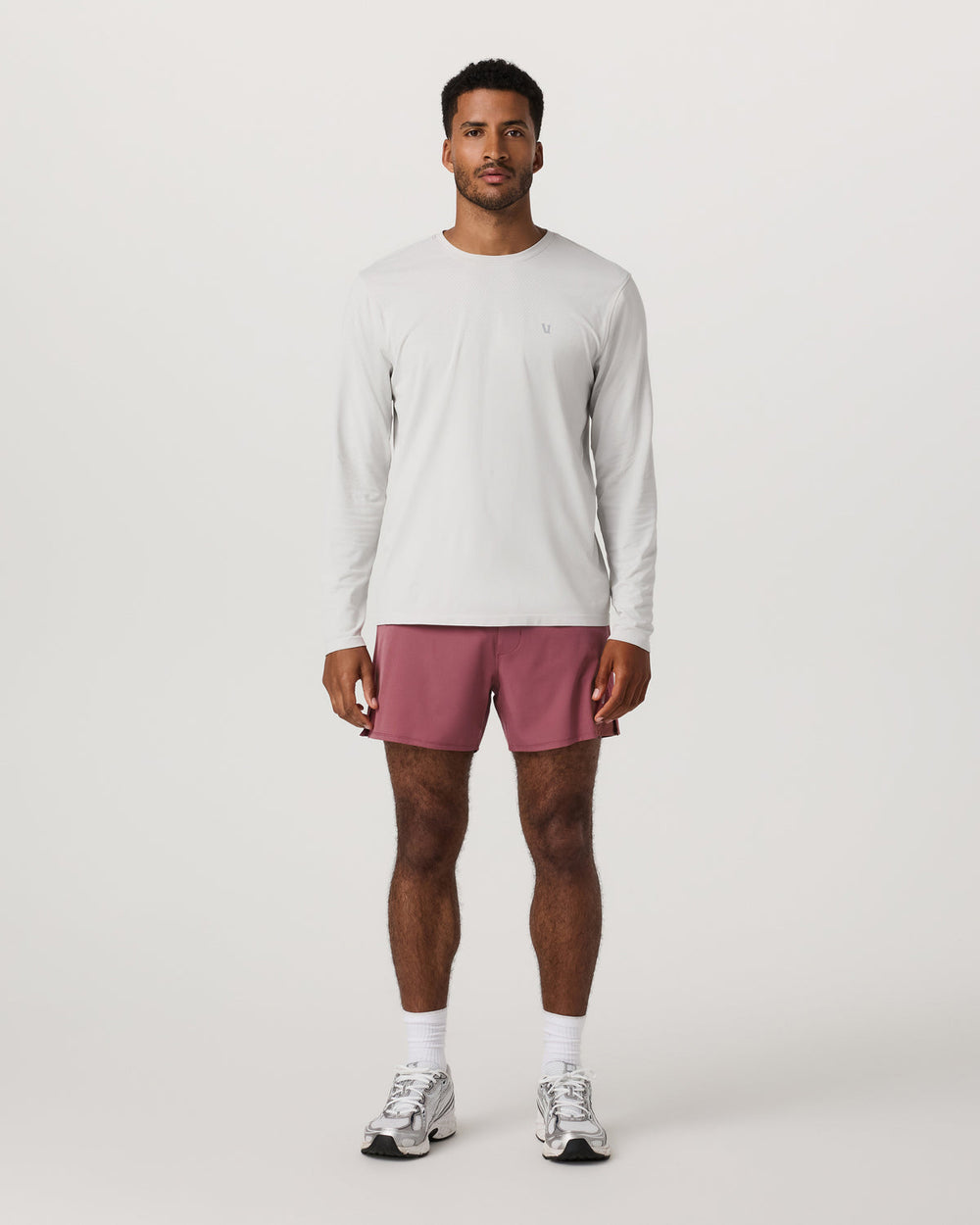 Qualify Short Lined 5" Men's Berry Performance Shorts | Vuori Discount