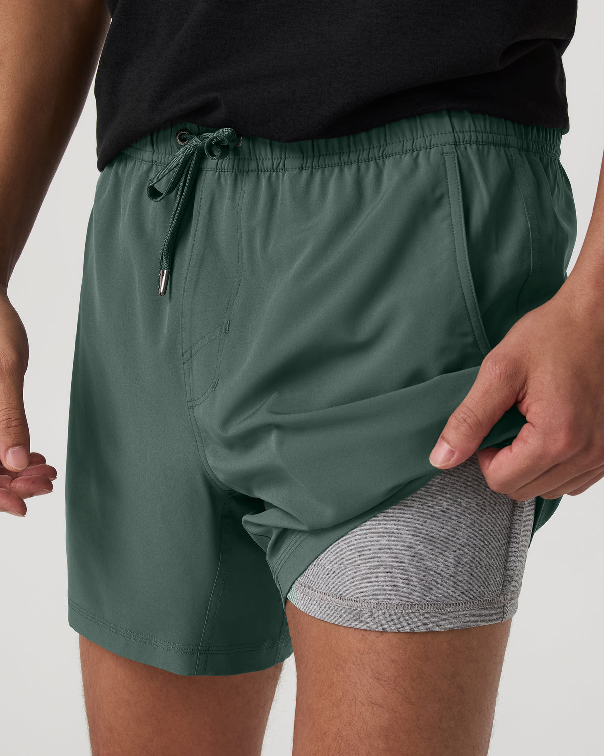 Kore Short Lined 5" Men's Agate Green Athletic Shorts | Vuori On sale