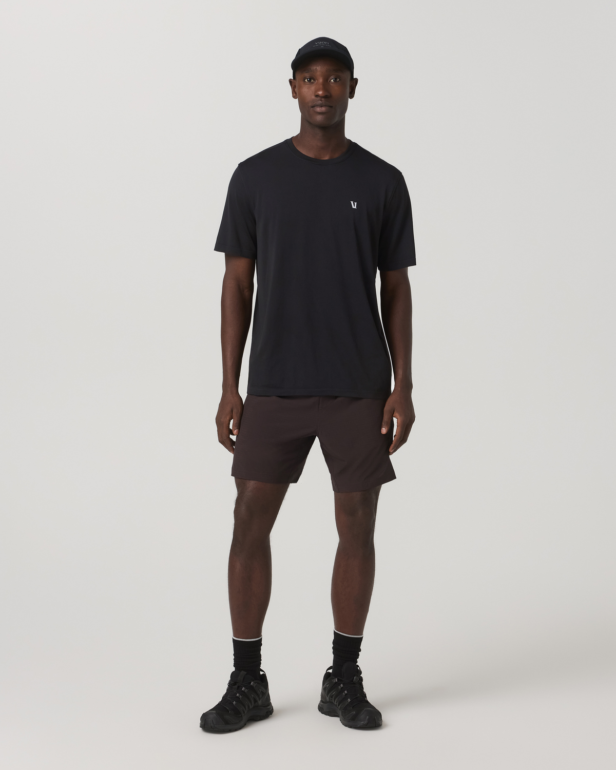HardKore Short Lined 7" Men's Carbon Performance Shorts | Vuori