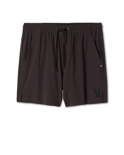 HardKore Short Lined 7" Men's Carbon Performance Shorts | Vuori