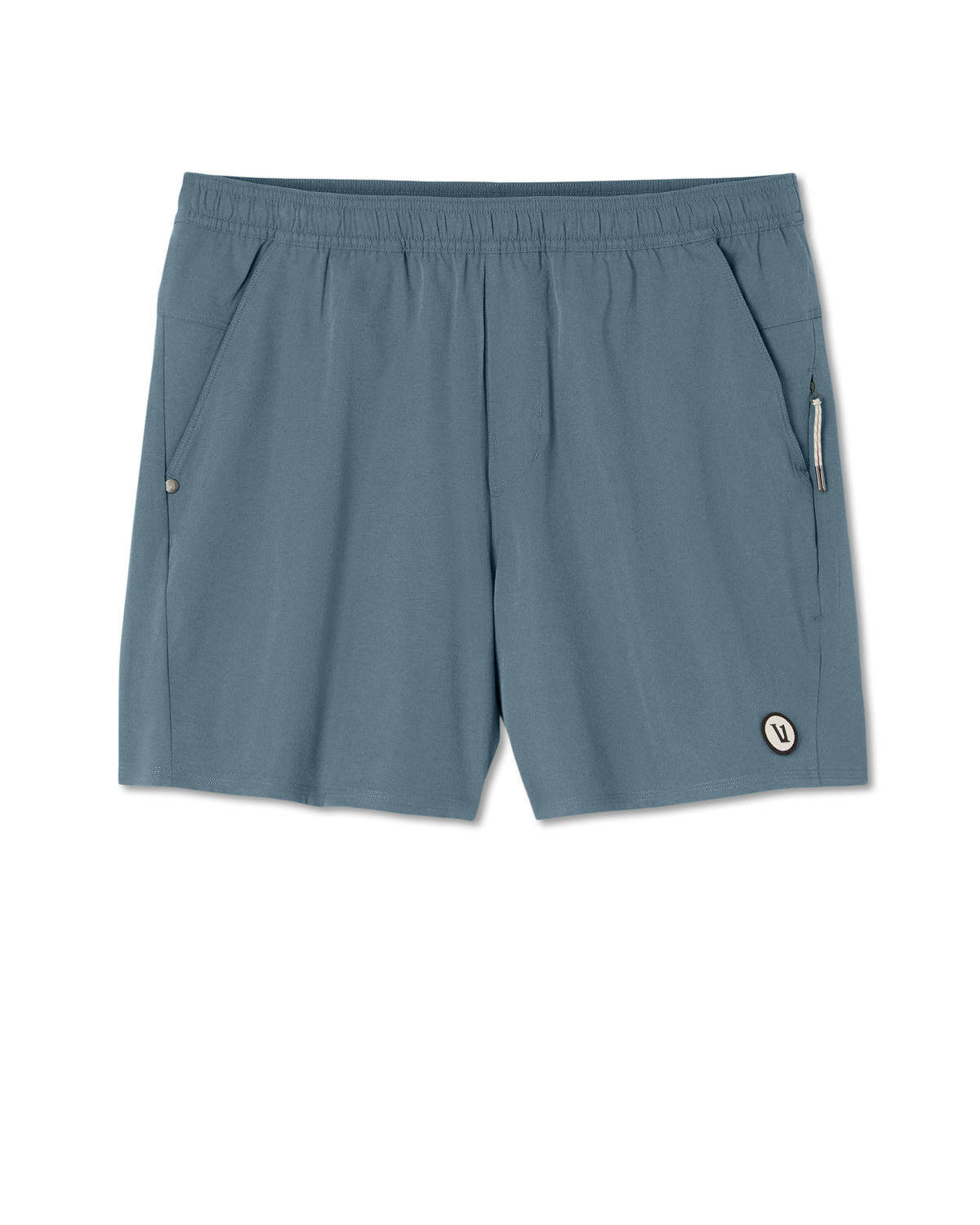 Maverick Volley Short Lined Men's Blue Sea Hybrid Shorts | Vuori Sale