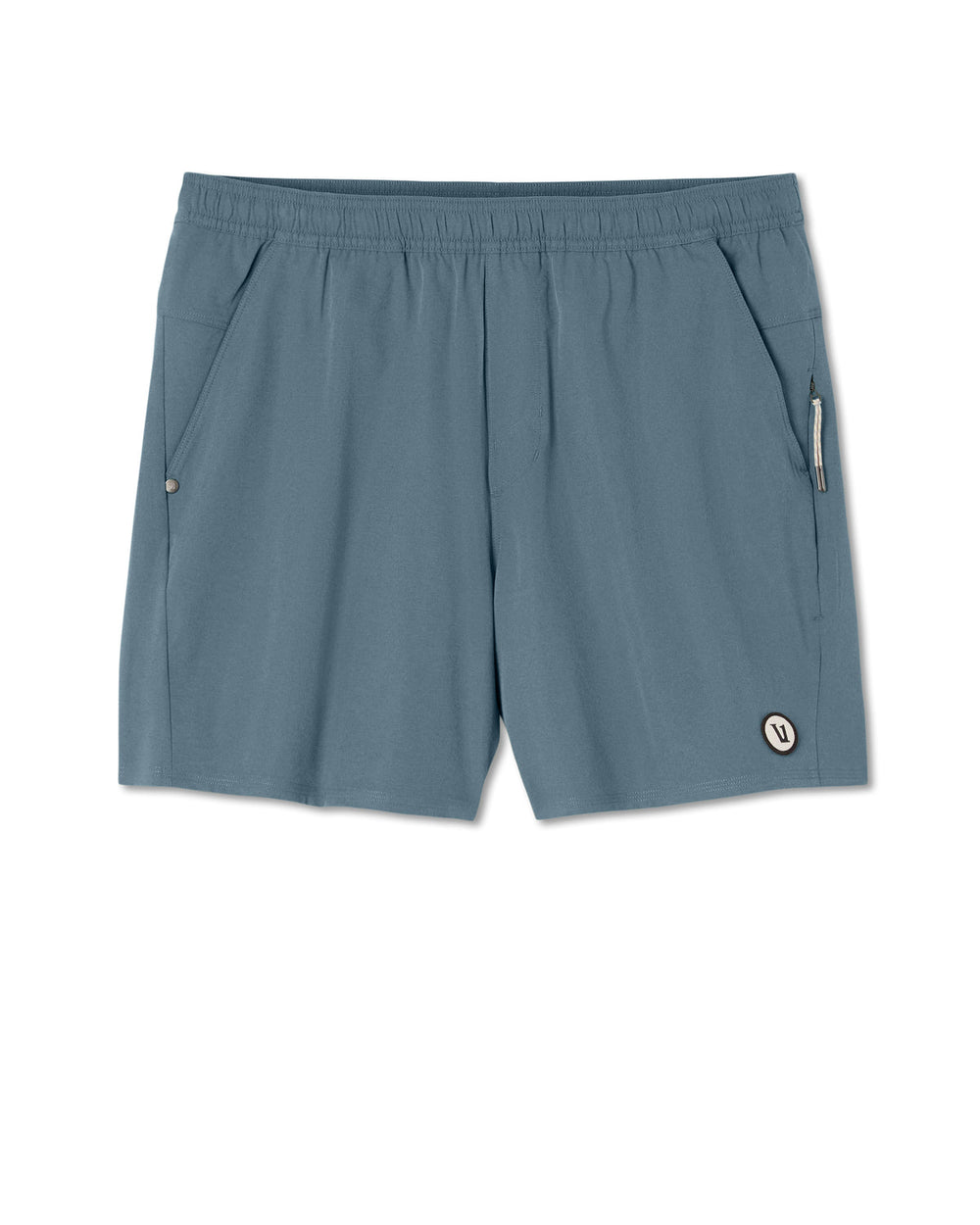 Maverick Volley Short Lined Men's Blue Sea Hybrid Shorts | Vuori Sale