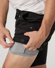 Kore Short Lined 9" Black Tonal Athletic Shorts | Vuori US