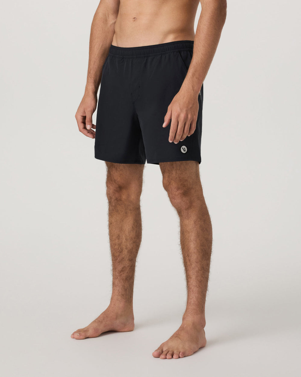 Maverick Volley Short Lined Men's Black Swim Shorts | Vuori Online