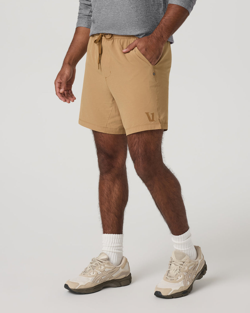 HardKore Short Lined 7" Men's Burlap Performance Shorts | Vuori Outlet