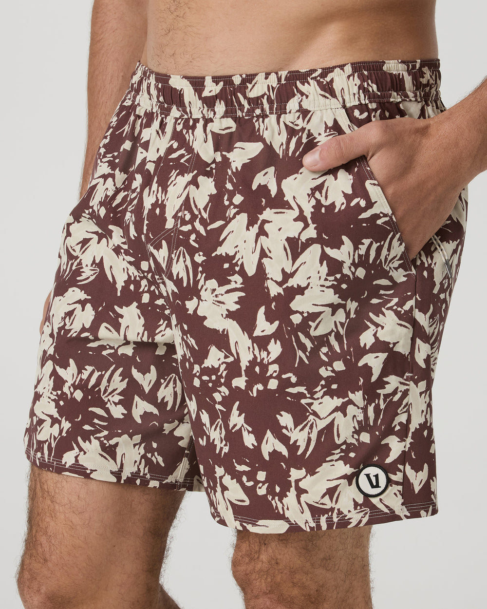 Maverick Volley Short Lined Sable Maui Hybrid Shorts | Vuori