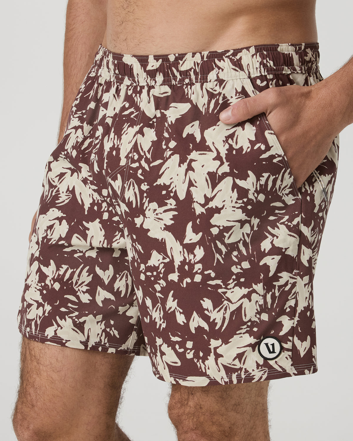 Maverick Volley Short Lined Sable Maui Hybrid Shorts | Vuori