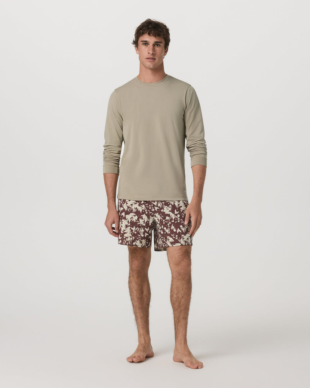 Maverick Volley Short Lined Sable Maui Hybrid Shorts | Vuori