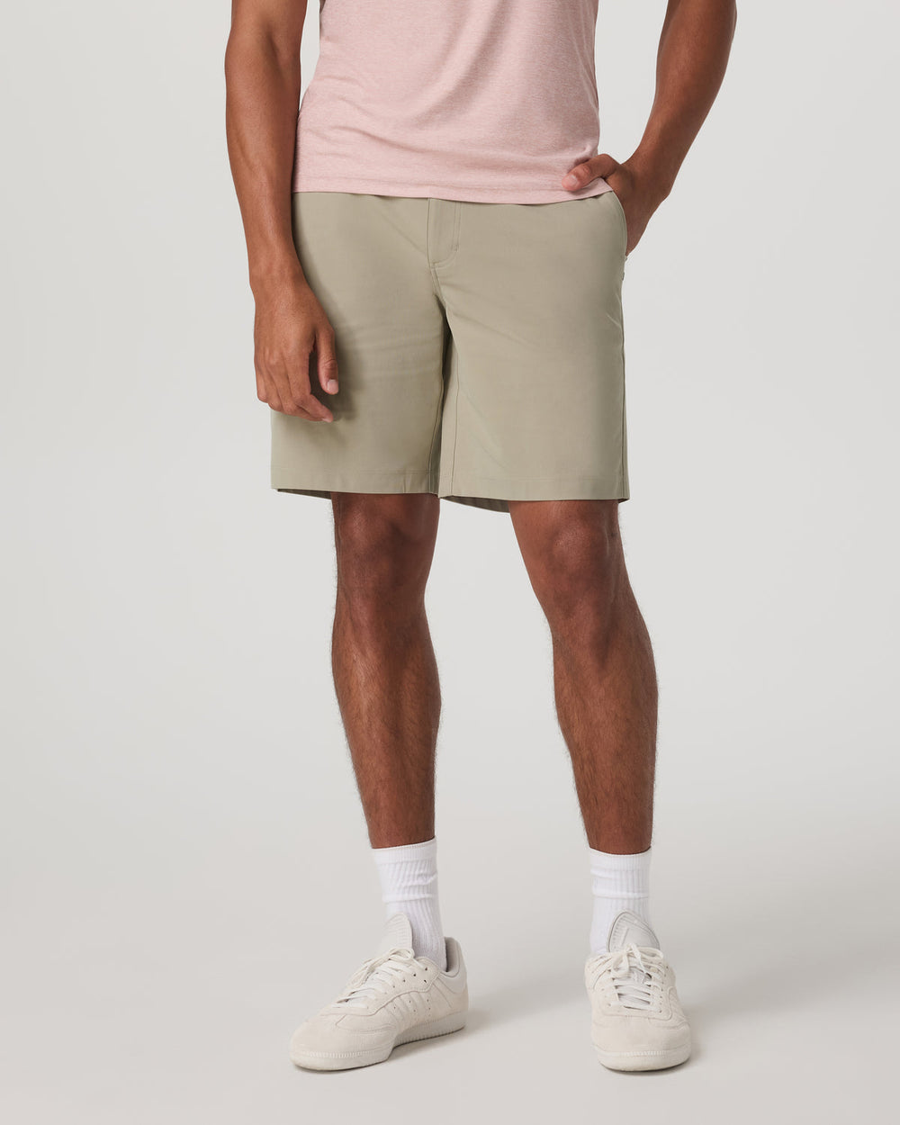 Meta Short 8" Men's Truffle Classic Chino Shorts | Vuori On sale