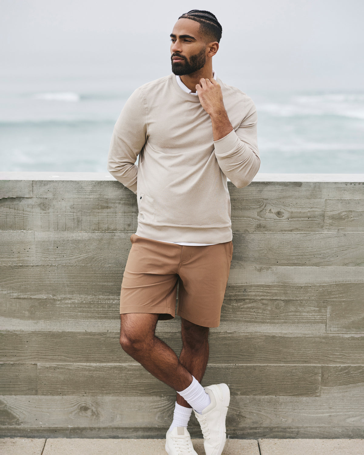Meta Short 8" Men's Pecan Classic Chino Shorts | Vuori Outlet