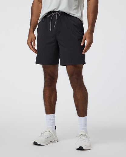 Grafton Short Unlined Classic Fit 7" Black | Vuori US