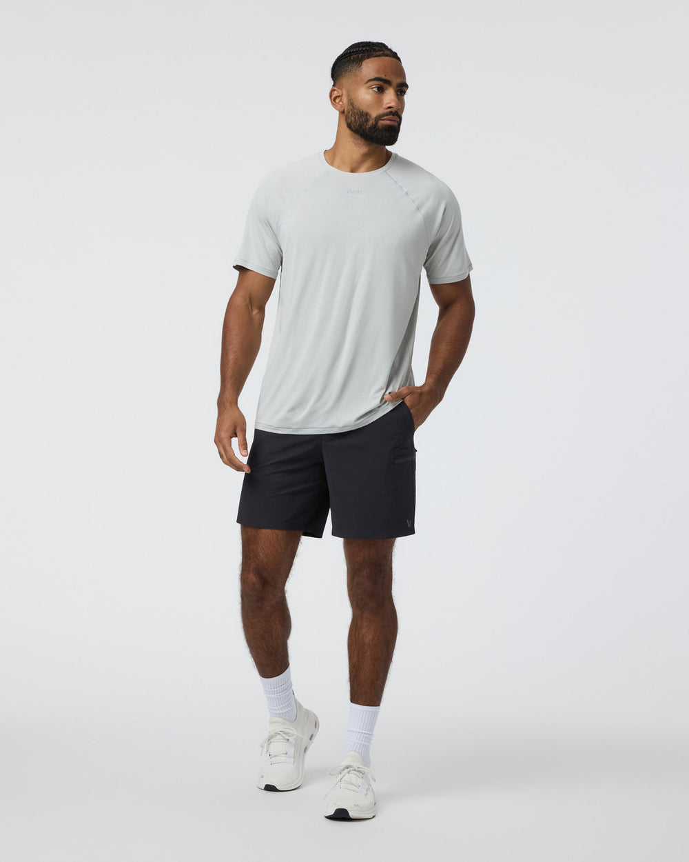 Grafton Short Unlined Classic Fit 7" Black | Vuori US