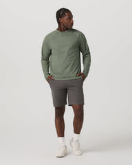 Meta Short 8" Men's Warm Grey Classic Chino Shorts | Vuori
