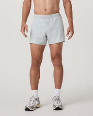 Qualify Short Lined 5" Men's Sky Grey Training Shorts | Vuori On sale