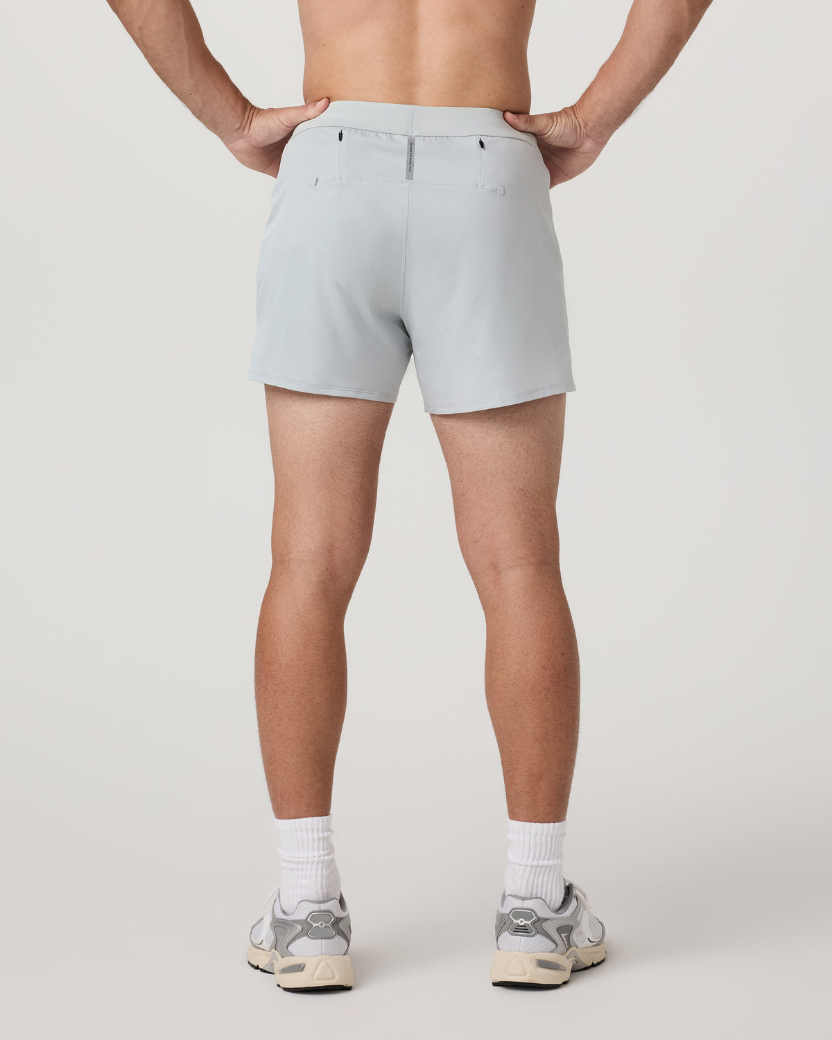 Qualify Short Lined 5" Men's Sky Grey Training Shorts | Vuori On sale