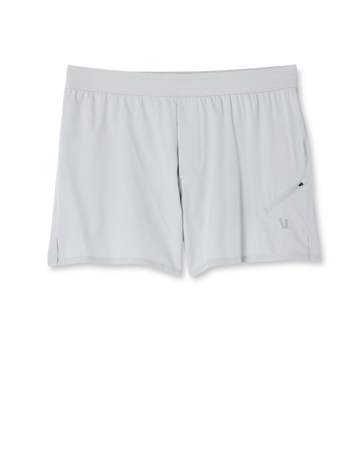 Qualify Short Lined 5" Men's Sky Grey Training Shorts | Vuori On sale