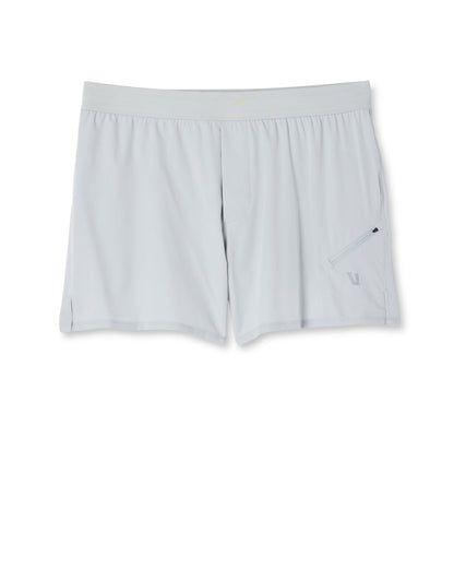 Qualify Short Lined 5" Men's Sky Grey Training Shorts | Vuori On sale