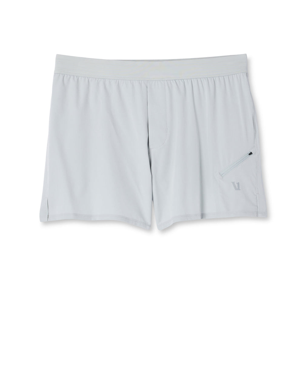 Qualify Short Lined 5" Men's Sky Grey Training Shorts | Vuori On sale